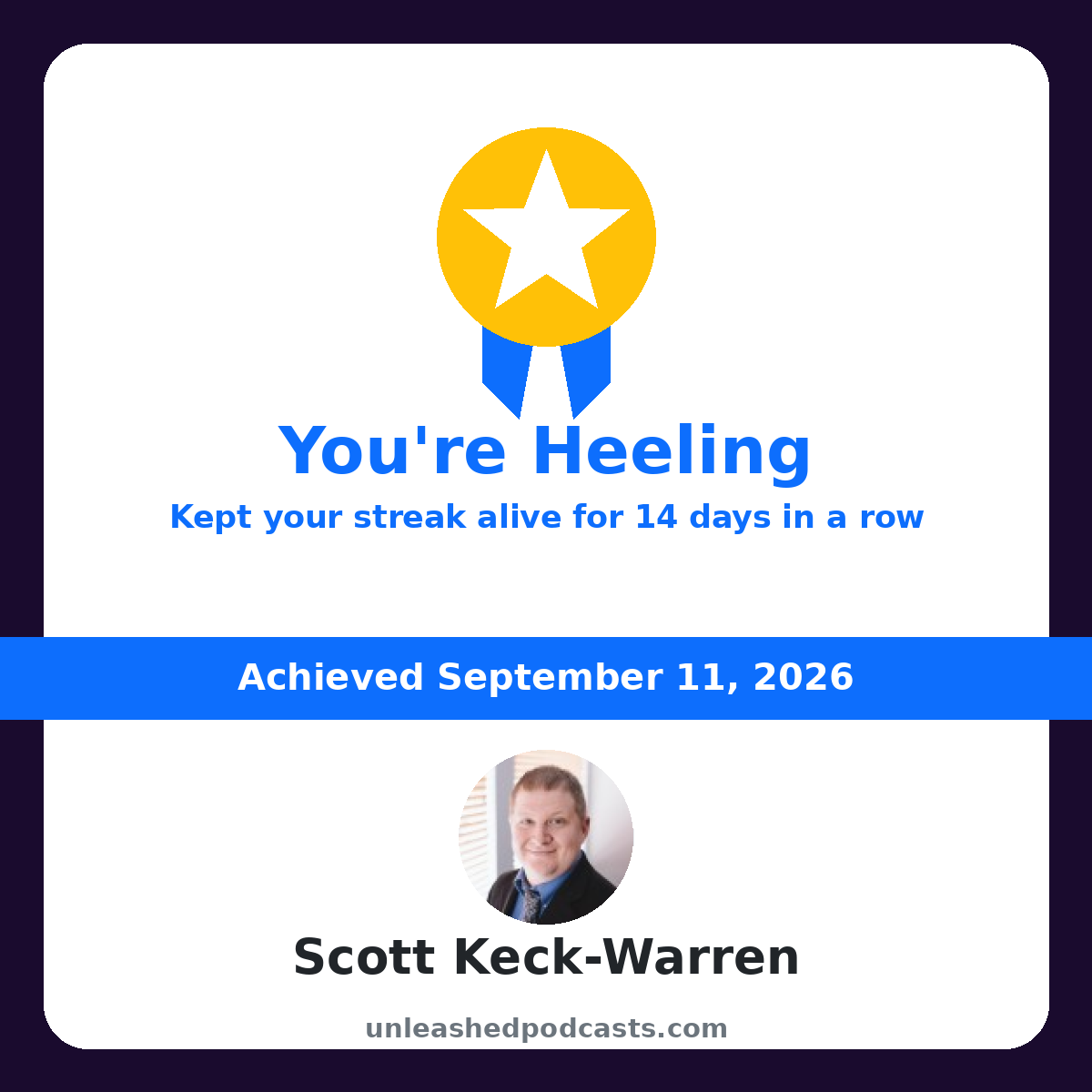 Scott Keck-Warren is Heeling on UnleashedPodcasts